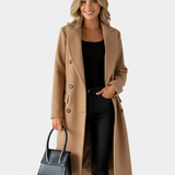 Manteau Femme Long Élégant Style Tailleur