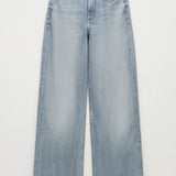 Jean Large Taille Haute Coupe Droite Confort Moderne