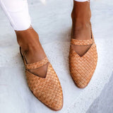 Ballerines Femme Tressées – Chaussures Plates Élégantes
