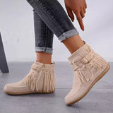 Bottines Bohèmes à Franges Style Western