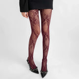 Collants Résille Floraux