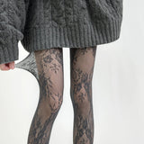 Collants Résille Floraux