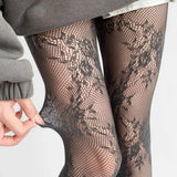 Collants Résille Floraux