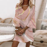 Robe Femme Bohème Imprimée – Robe Ample Été