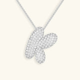 Collier à Initiale Bubble en Acier Inoxydable