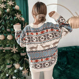 Pull Noël Motifs Scandinaves Maille Douce Chaleur Festive