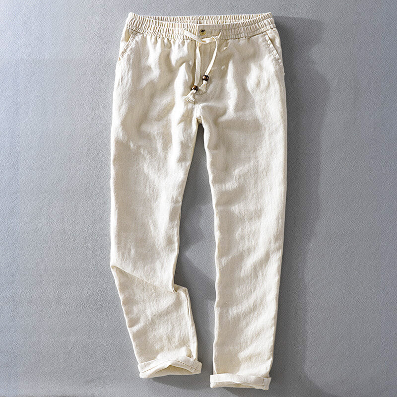 Milo Solen | Pantalon Lin Premium & Coupe Chic