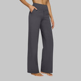 Pantalon Femme Large à Taille Élastiquée