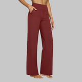 Pantalon Femme Large à Taille Élastiquée