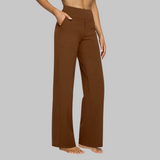Pantalon Femme Large à Taille Élastiquée