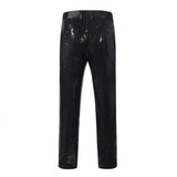 Pantalon à Sequins Coupe Droite