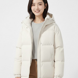 Doudoune Femme Courte Hiver à Capuche Confort