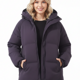 Doudoune Courte Femme à Capuche – Veste Matelassée Tendance