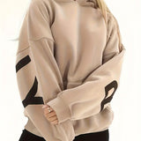 Sweat à Capuche Oversize Femme – Hoodie Streetwear Imprimé