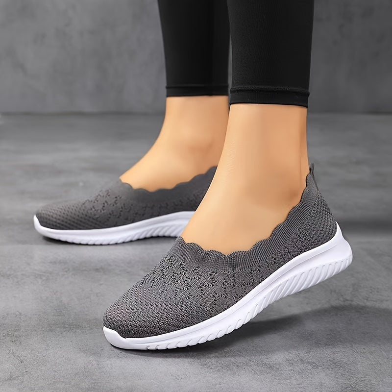 Chaussures Slip-On en Maille Respirante