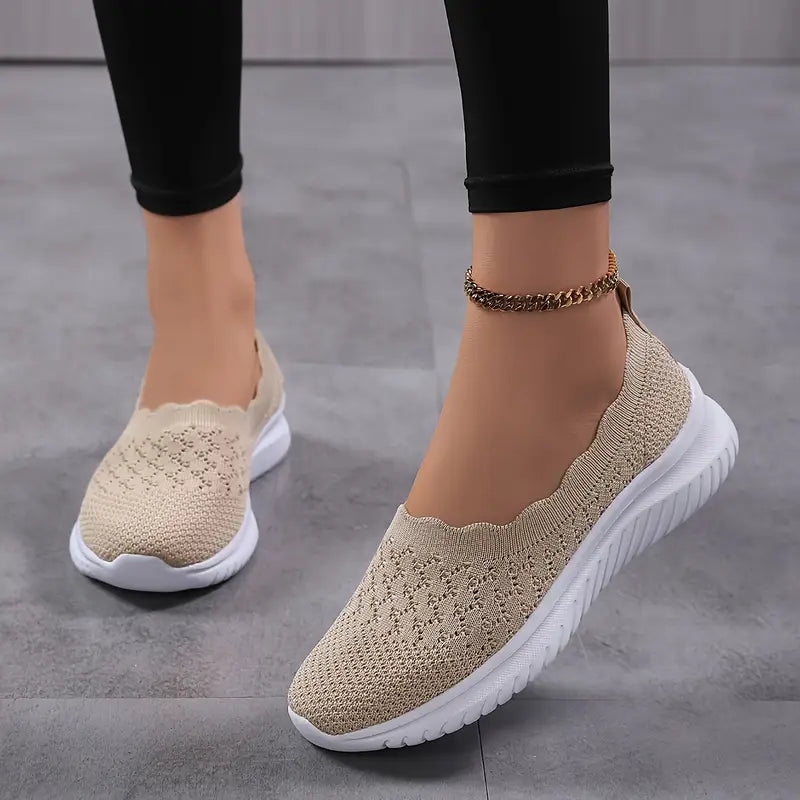 Chaussures Slip-On en Maille Respirante