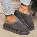 Chaussons Mules Fourrés Style Cocooning