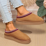 Chaussons Mules Fourrés Style Cocooning