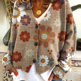 Cardigan Automne Léger Vert Femme