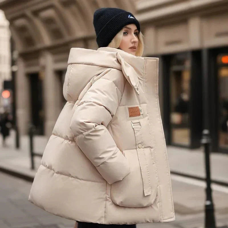 Doudoune Femme Oversize Hiver à Capuche