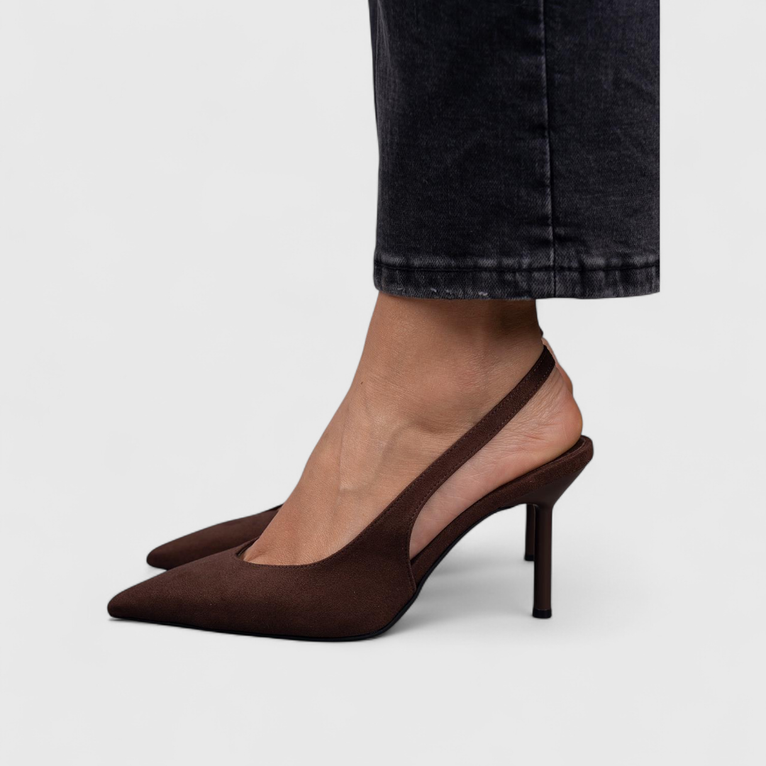Escarpins Femme à Bride Arrière et Talon Fin