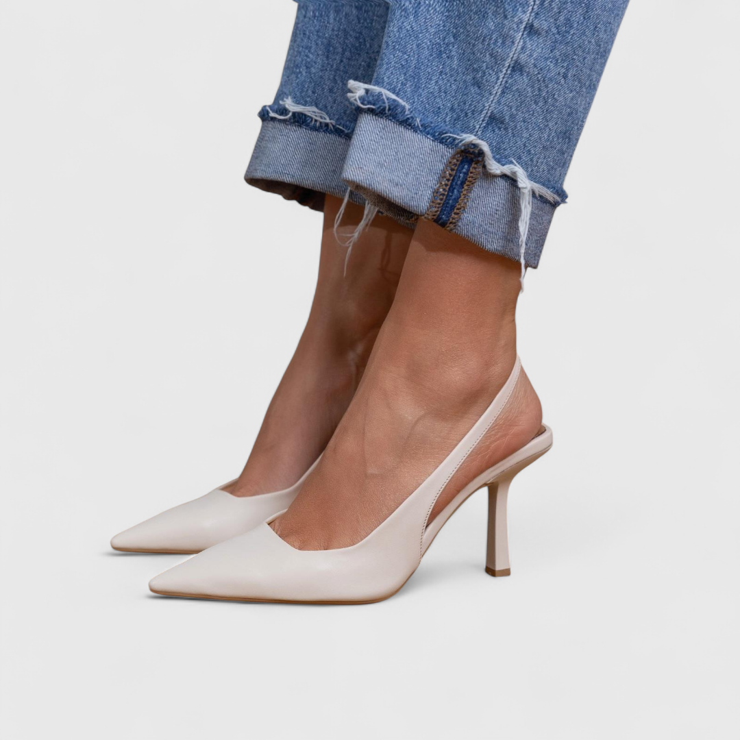 Escarpins Femme à Bride Arrière et Talon Fin