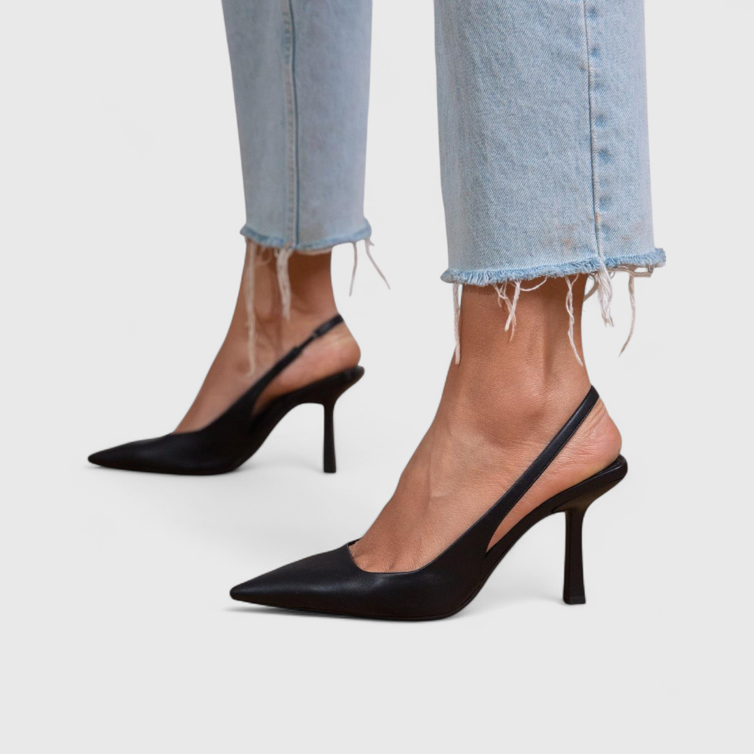 Escarpins Femme à Bride Arrière et Talon Fin