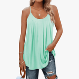 Løs Tanktop Med Stropper Casual Komfort Sommer Stil