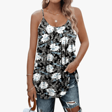 Løs Tanktop Med Stropper Casual Komfort Sommer Stil