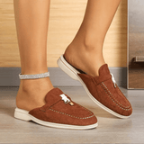 Mules Mocassins Suédine Style Chic
