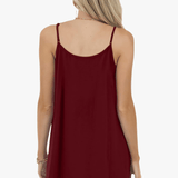 Løs Tanktop Med Stropper Casual Komfort Sommer Stil
