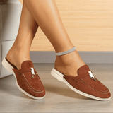 Mules Mocassins Suédine Style Chic