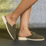 Mules Mocassins Suédine Style Décontracté