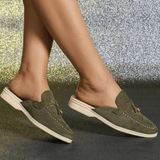 Mules Mocassins Suédine Style Décontracté
