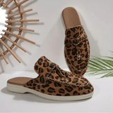 Mules Léopard Style Mocassin Chic