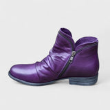 Bottines Femme à Fermeture Éclair Latérale