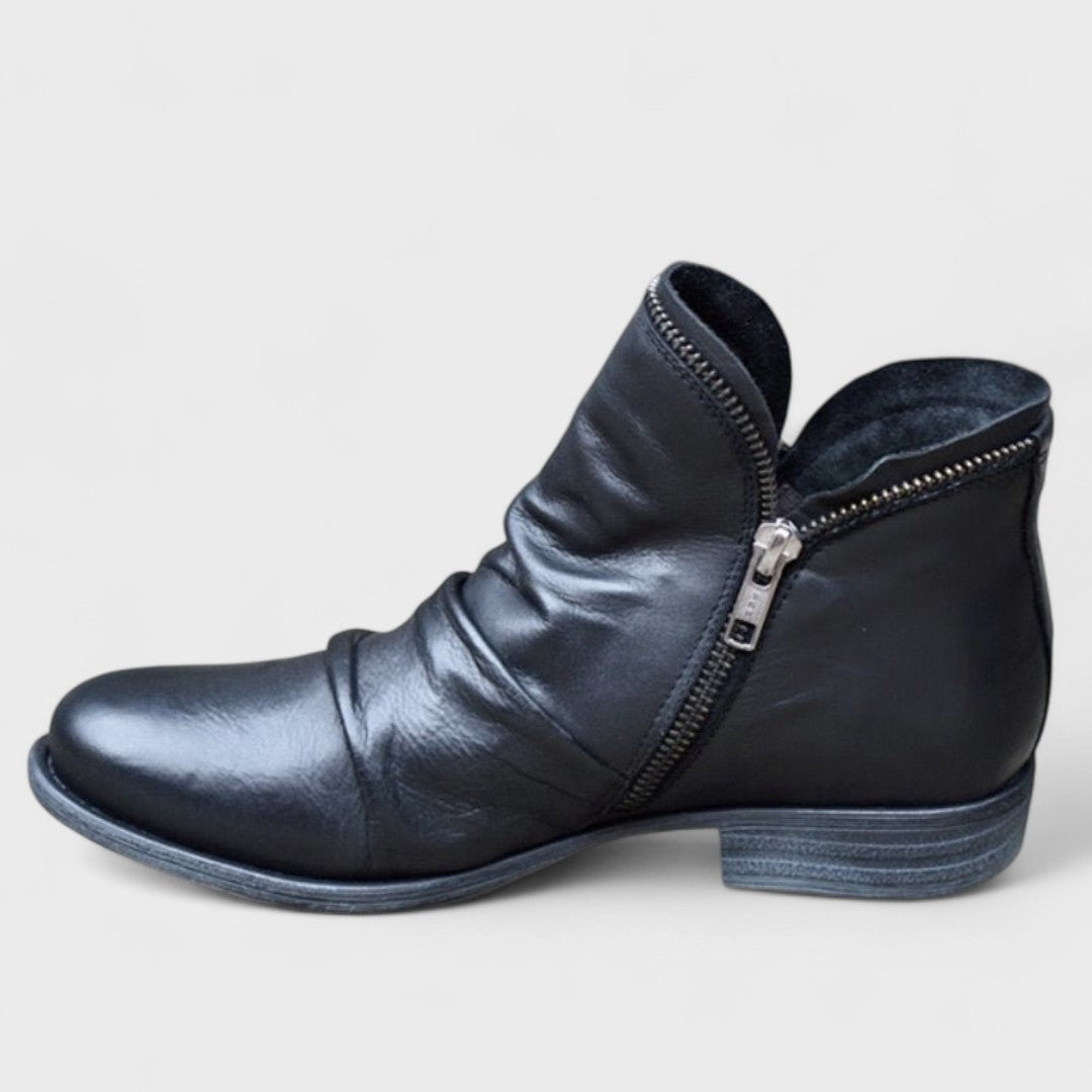 Bottines Femme à Fermeture Éclair Latérale