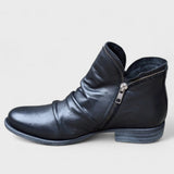 Bottines Femme à Fermeture Éclair Latérale