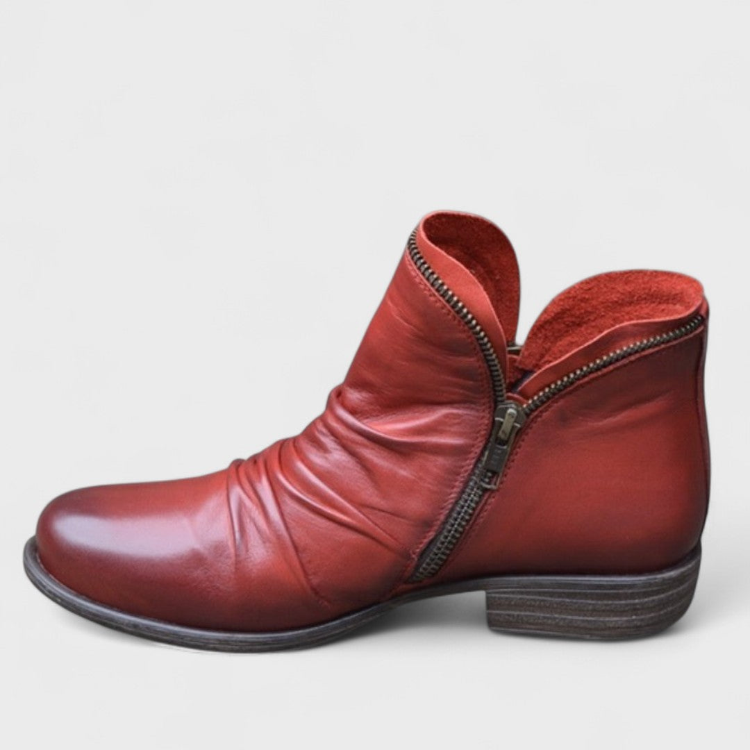 Bottines Femme à Fermeture Éclair Latérale