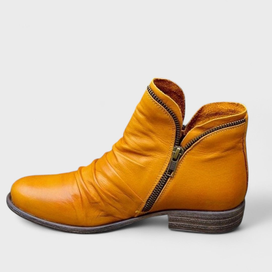 Bottines Femme à Fermeture Éclair Latérale
