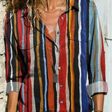 Blouse Imprimée à Col V