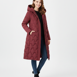 Doudoune Femme Longue Matelassée Élégante Hiver