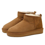 Bottes Courtes Fourrées Confort Chaleur Style Hiver
