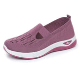 Chaussures de marche femme en tissu extensible
