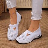 Chaussures de marche femme en tissu extensible