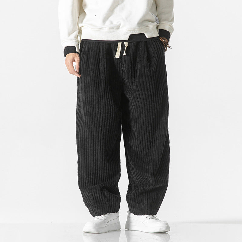 Masaaki | Pantalon en Velours Côtelé Confort Élégant