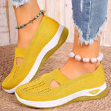 Chaussures de marche femme en tissu extensible