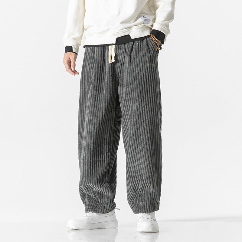 Masaaki | Pantalon en Velours Côtelé Confort Élégant