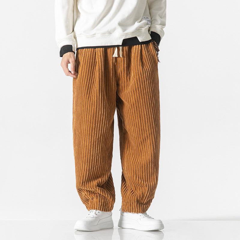 Masaaki | Pantalon en Velours Côtelé Confort Élégant