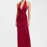 Robe Longue Dos Nu Décolleté Plongeant Élégance